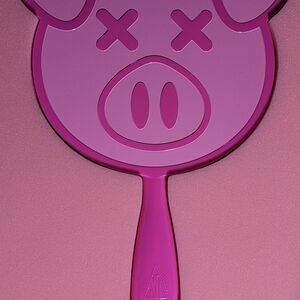 Pink Handheld Mirror